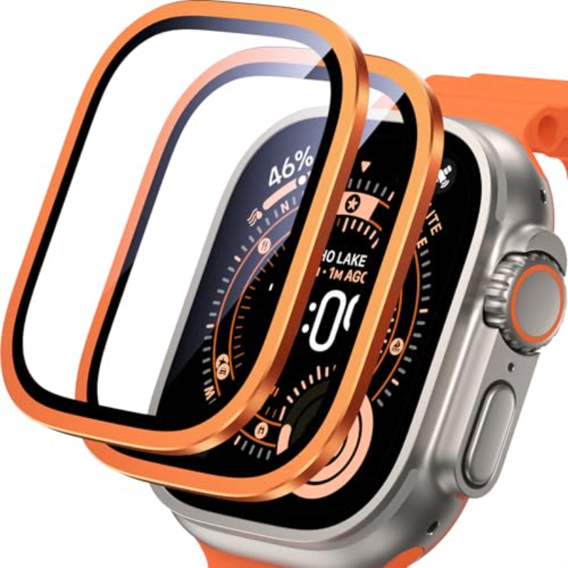 Smartwatch Watches Gift For Men - 2PCS HD Metallgehärtetes Glas für Apple