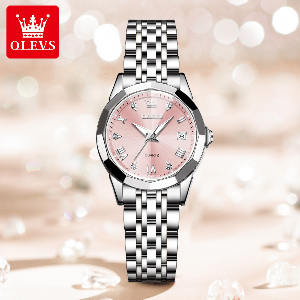 Waterproof Diving Watch - OLEVS 9931 Original Damenuhr, hochwertiger, massiver
