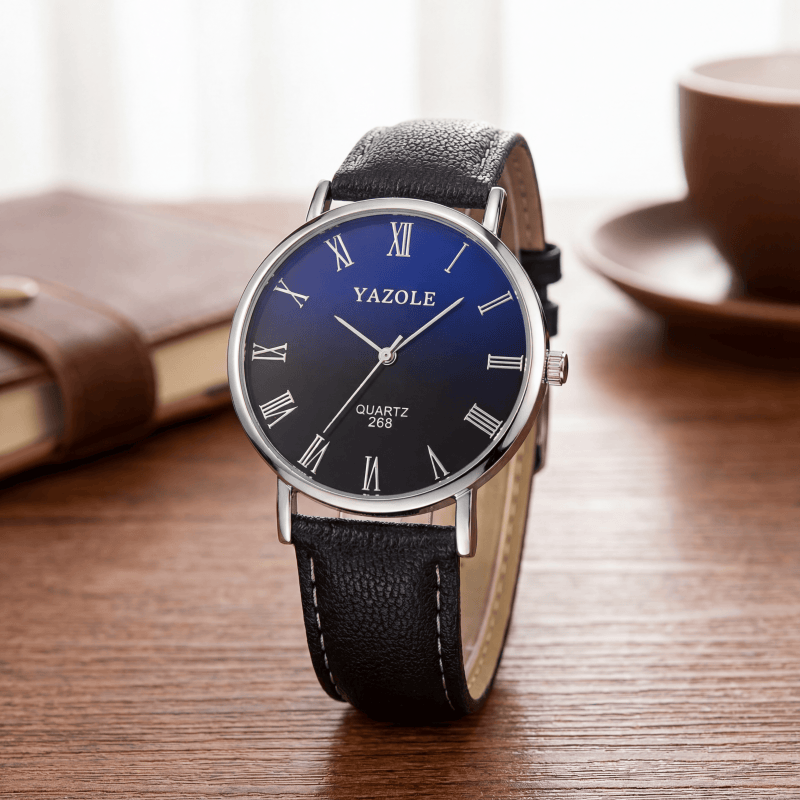 Smartwatch Casual Watches For Men - YAZOLE Minimalistische Quarzuhren für Herren, ultradünnes