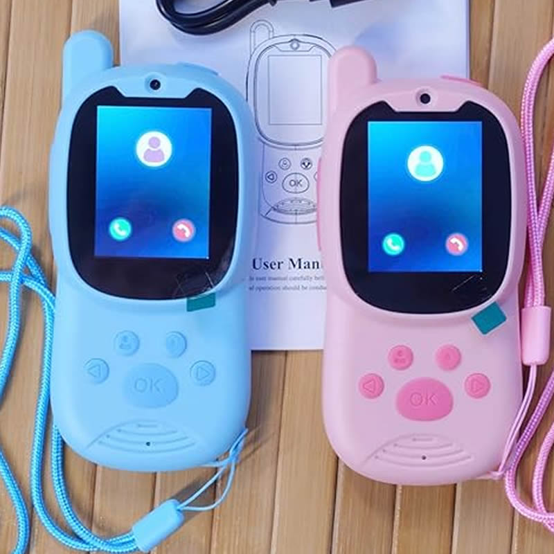 Smartwatch Watches For Children - Walkie-Talkies, niedliches 2er-Pack, wiederaufladbar, für Kinder,