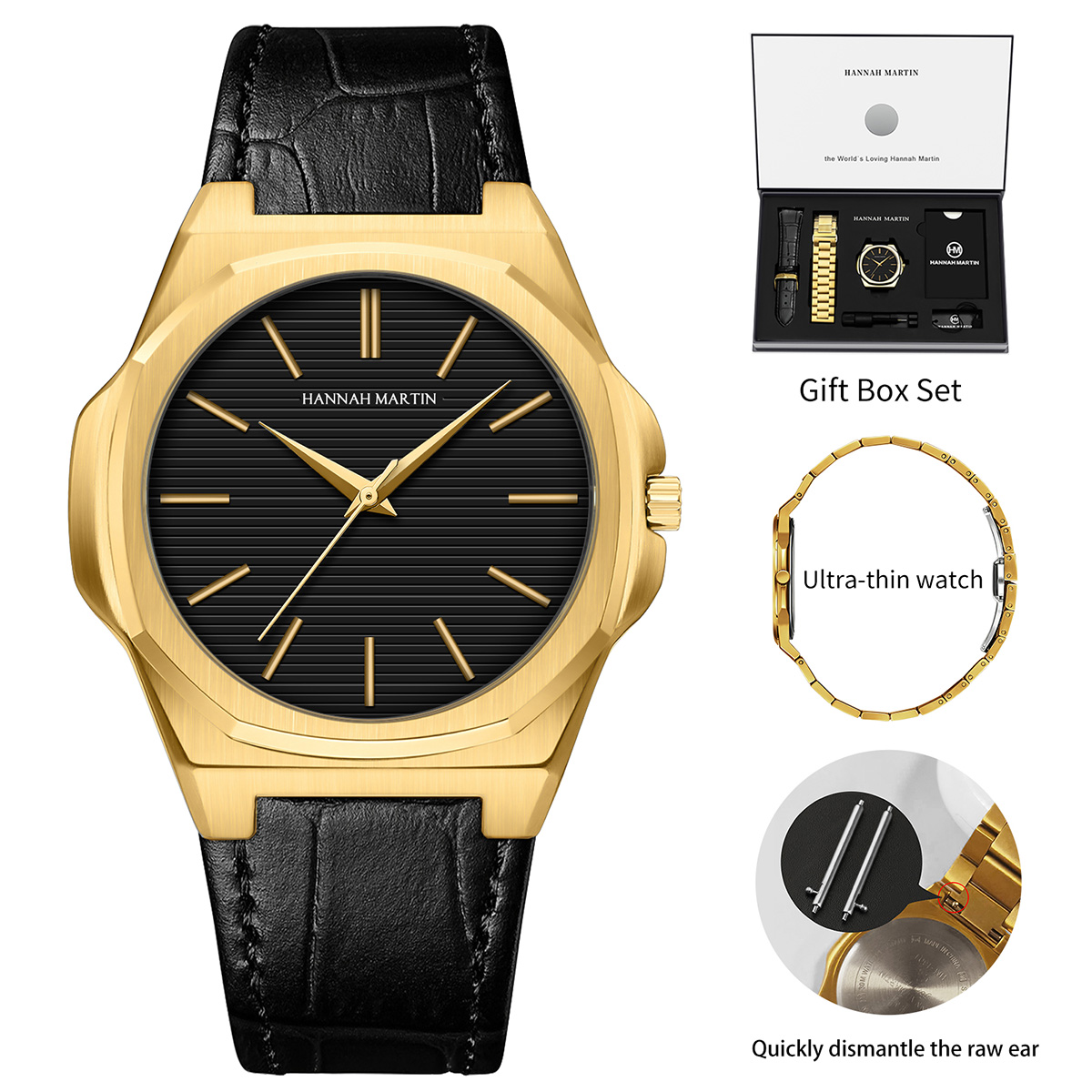 Anti-Magnetic Watch - Damen-Geschenkuhr, 40 mm Zifferblatt, leichtes Gehäuse,