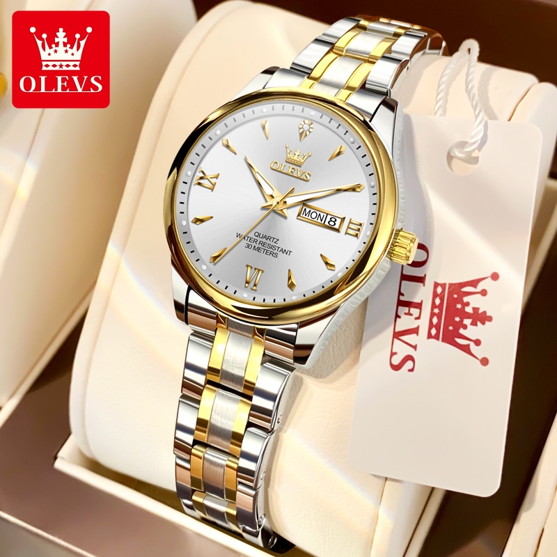 Waterproof Diving Watch - Olevs klassische Damen uhren römische Skala