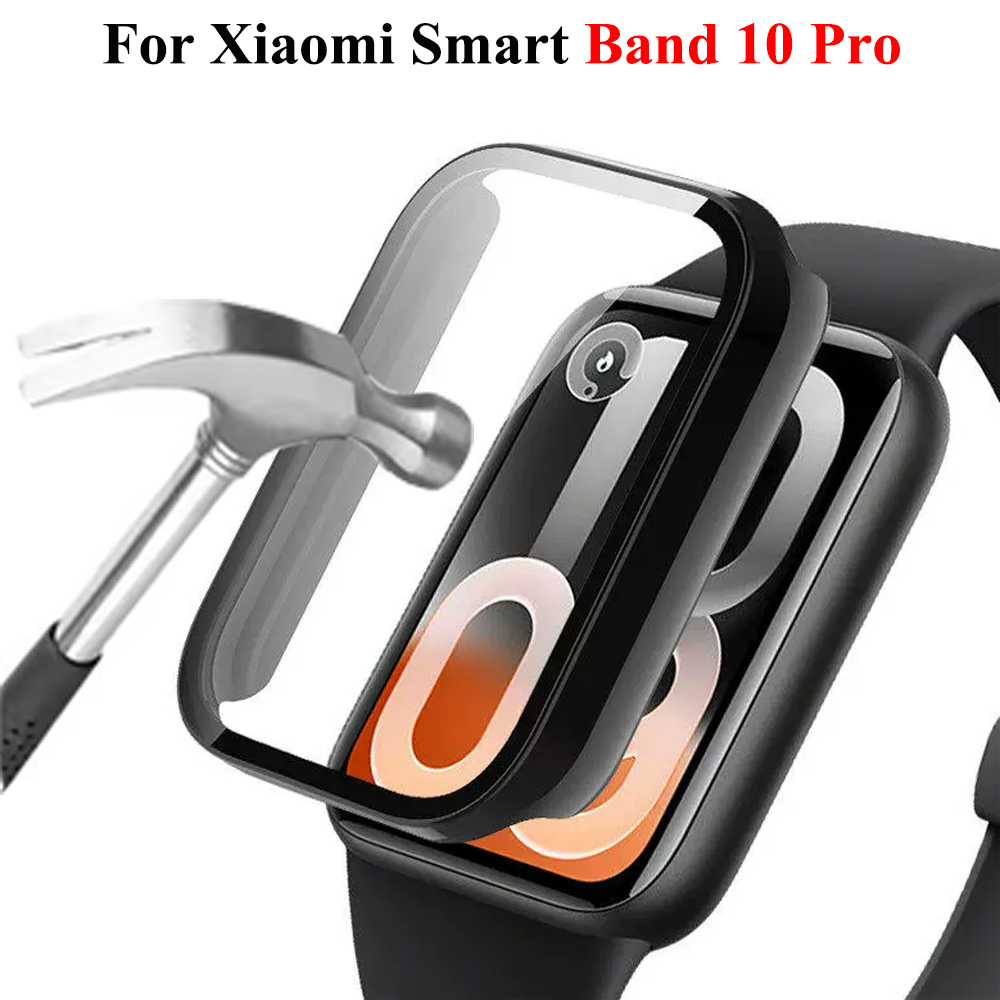 Smartwatch Watches Xiaomi - Glas+Hülle für Xiaomi Mi Band 10Pro