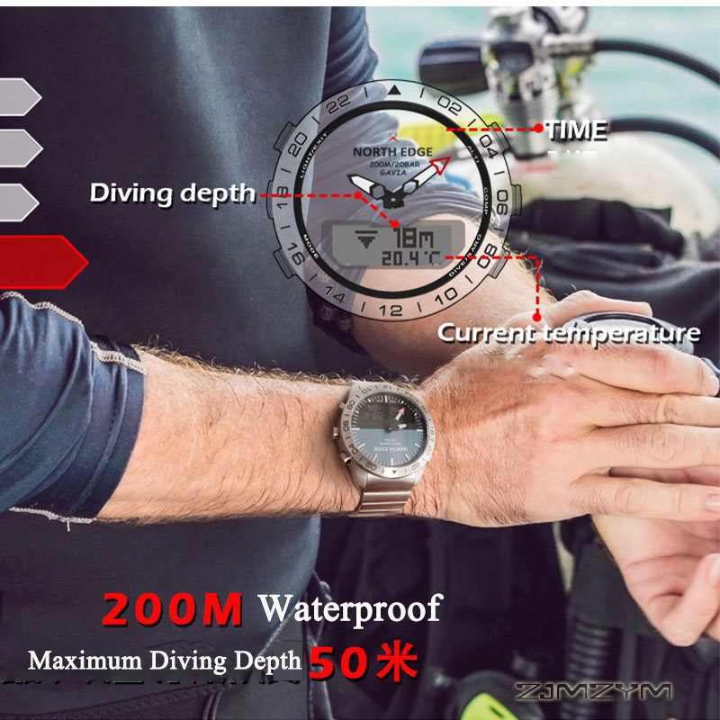 Herren Analog-Digital-Taucheru – Waterproof Diving Watch Bewertung und Preis