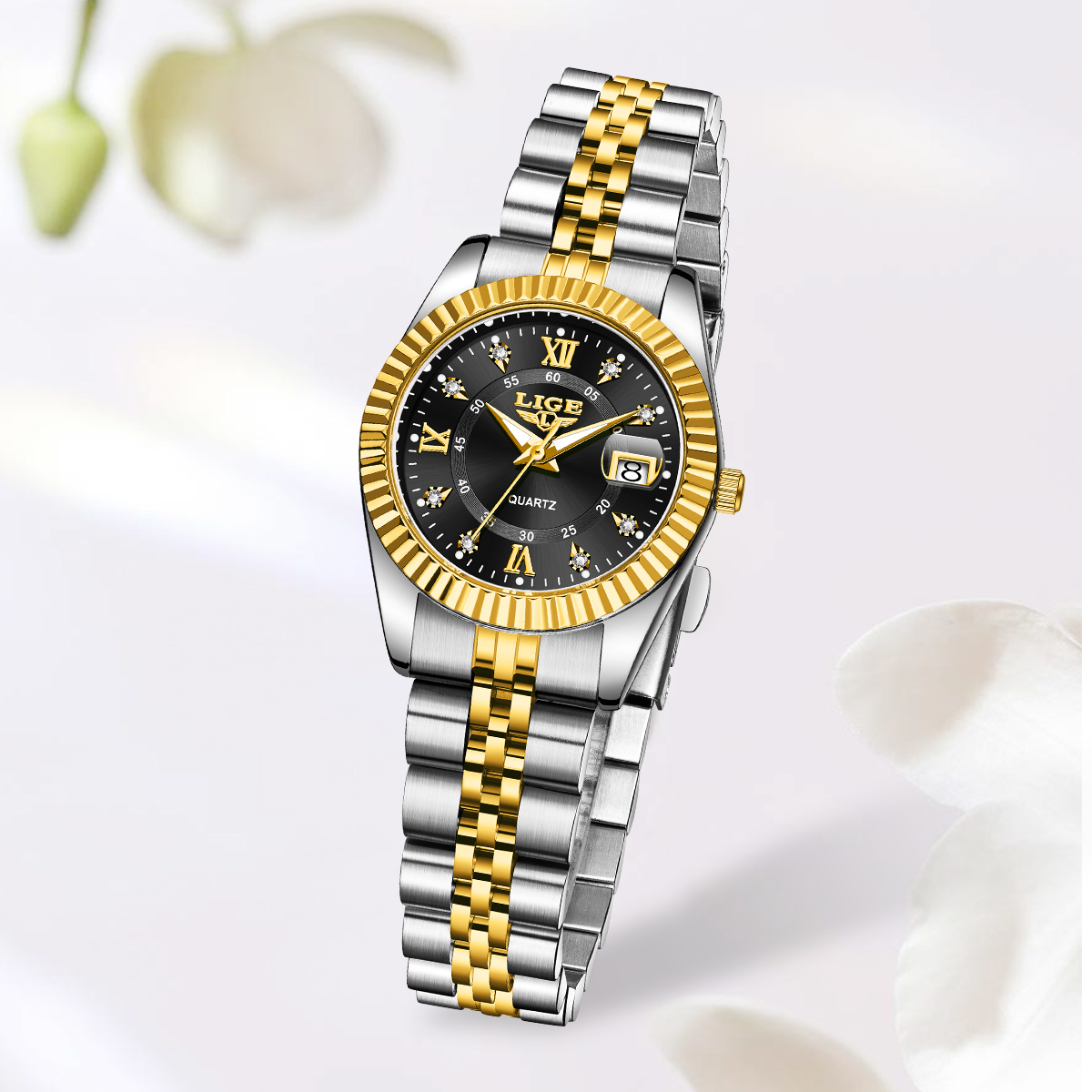 LIGE Mode Elegante frauen Quar – Waterproof Diving Watch Bewertung und Preis
