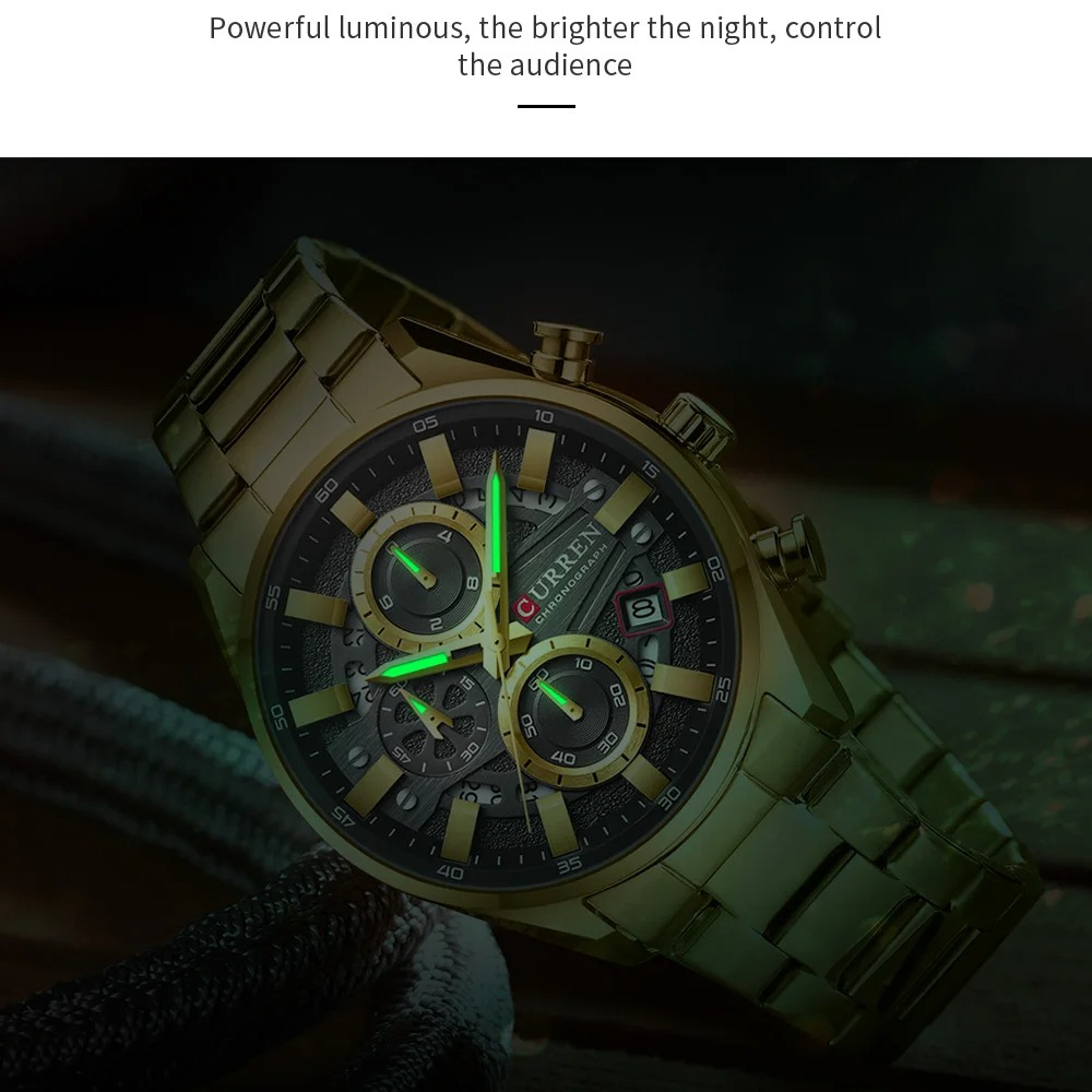 CURREN 8495 Herrenuhr Wasserdi – Smartwatch Casual Watches For Men Bewertung und Preis