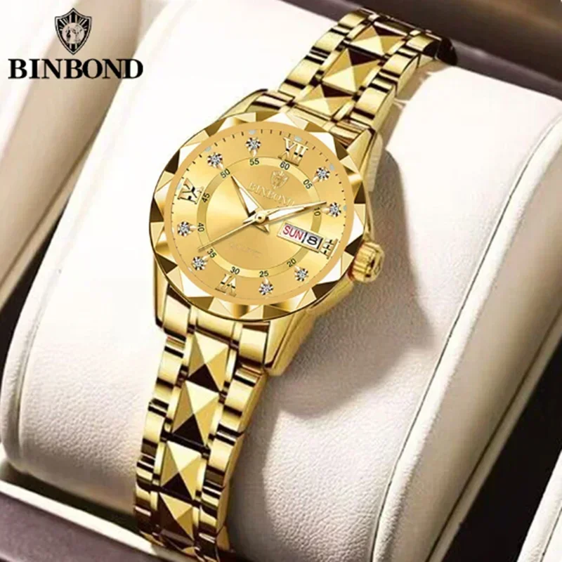 BINBOND Neue 2522 Modische Dam – Waterproof Diving Watch Bewertung und Preis