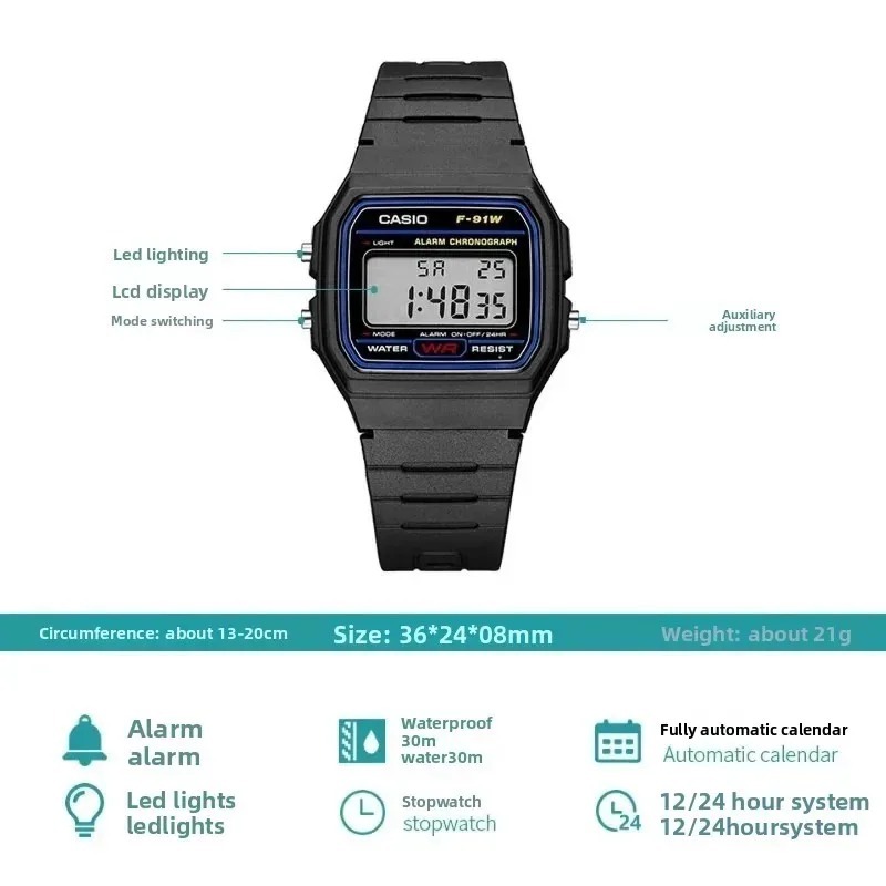 Casio F-91W-1 Modische Retro-A – Watch Display Pillow Bewertung und Preis
