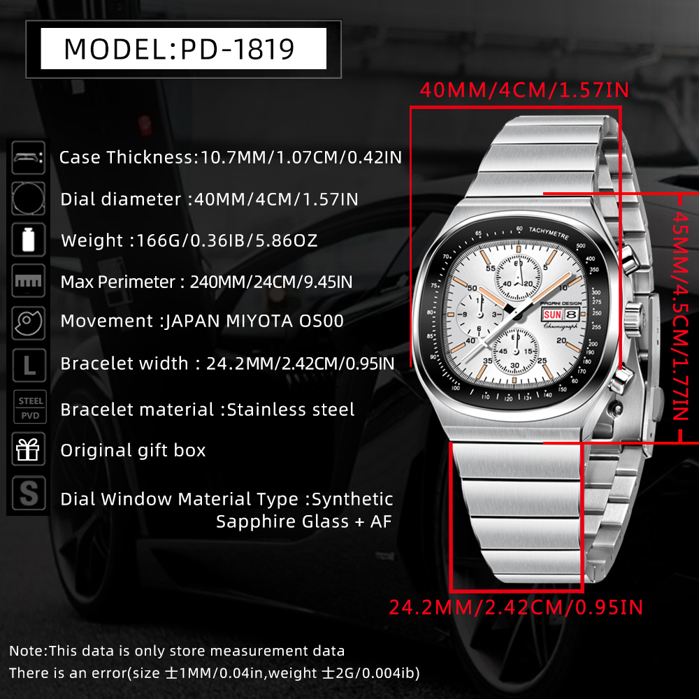 Pagani Design 40MM Herren-Quar – Smartwatch Casual Watches For Men Bewertung und Preis